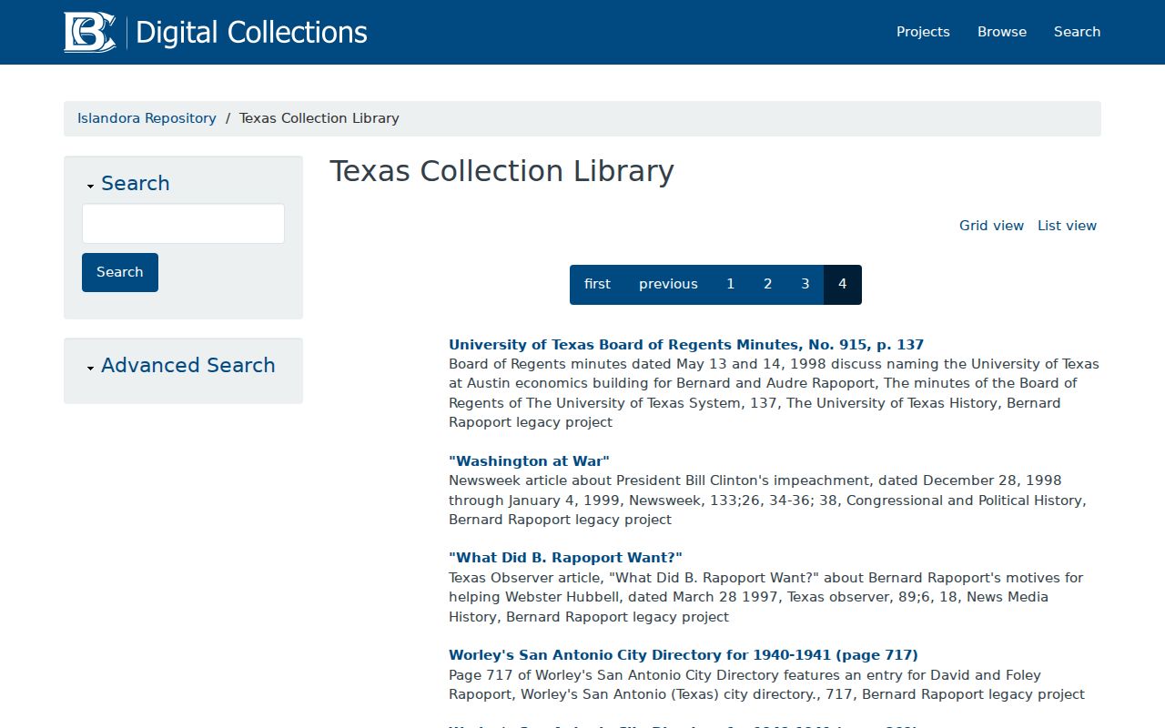 Timberwood Park city directory research in the Briscoe digitized collection