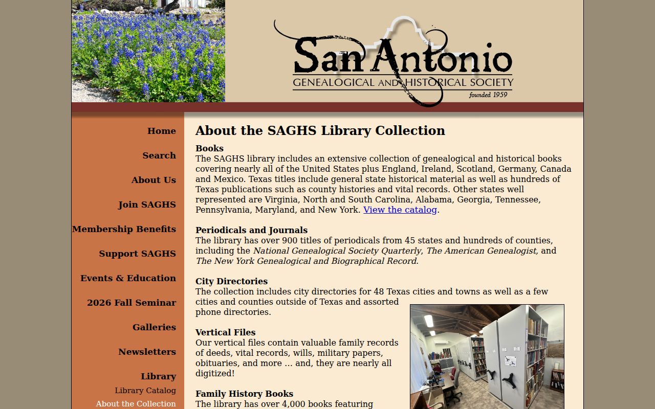 Timberwood Park city directory San Antonio Genealogical and Historical Society collection holdings
